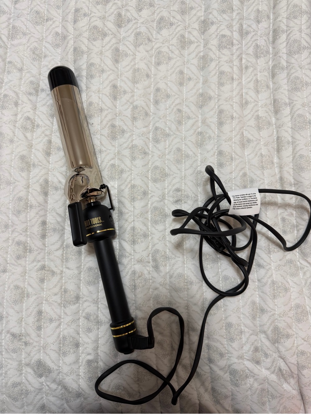 Hot Tools 1.5β Extended Barrel Curling Iron - Gold